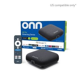 Free Shipping! Onn+ 4K Pro Streaming Device Google TV, Ultra HD vivimate iptv